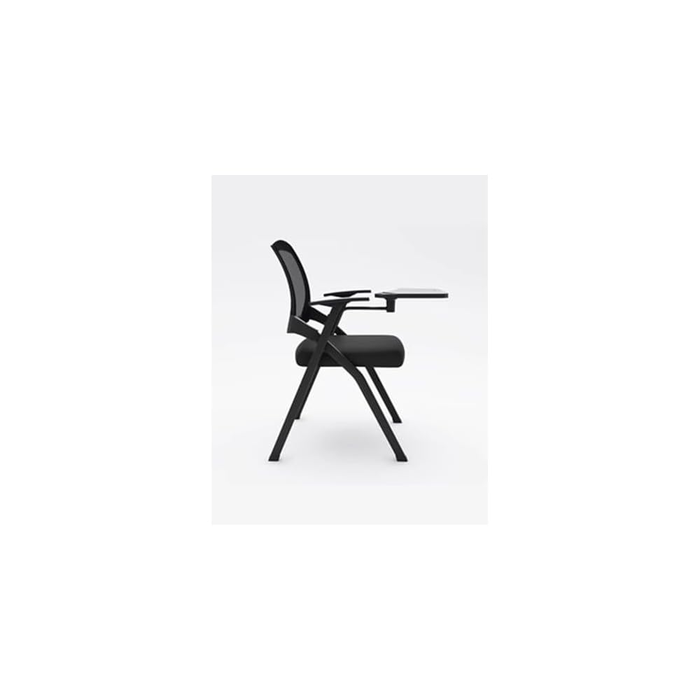 Ergonomic Folding Office Desk Chair, Portable Meeting & Conference Room Seating, Wide Seat Accent Chair for Home Office, Training & Professional Use, Space-Saving Design