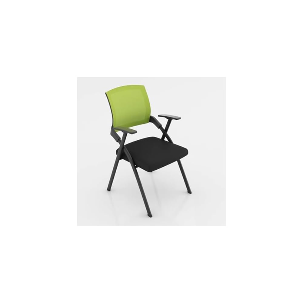 Ergonomic Folding Office Desk Chair, Portable Meeting & Conference Room Seating, Wide Seat Accent Chair for Home Office, Training & Professional Use, Space-Saving Design