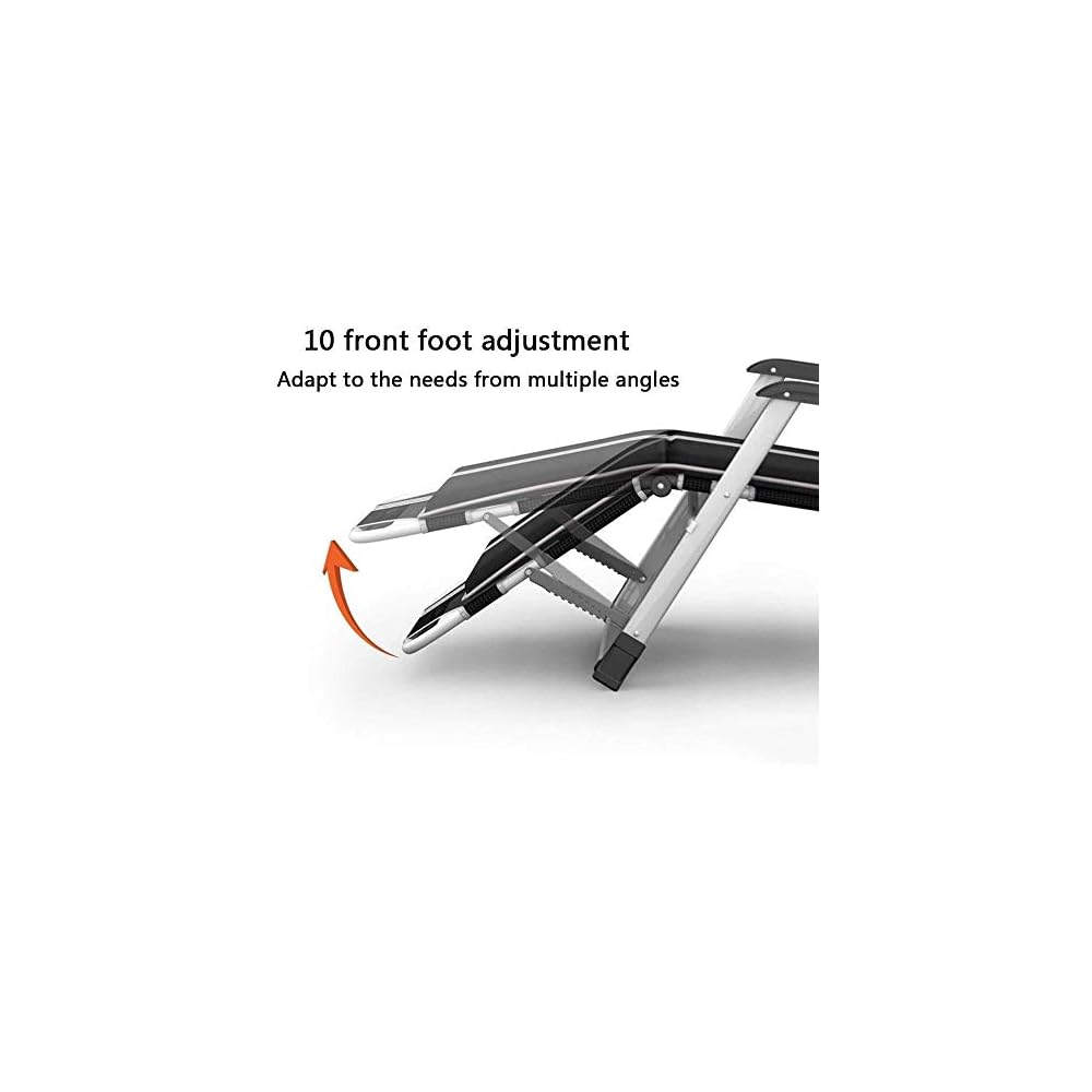 Chaise Zero Gravity Portable inclinable pliante Chaise pliante Chaise de Pause déjeuner Pour Bureau Unique