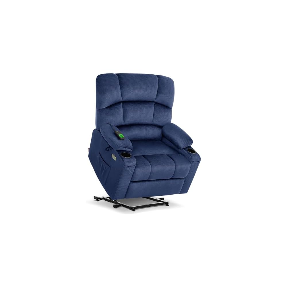 MCombo Dual Motor Power Lift Recliner, Heat and Massage, R7677, Medium-Wide