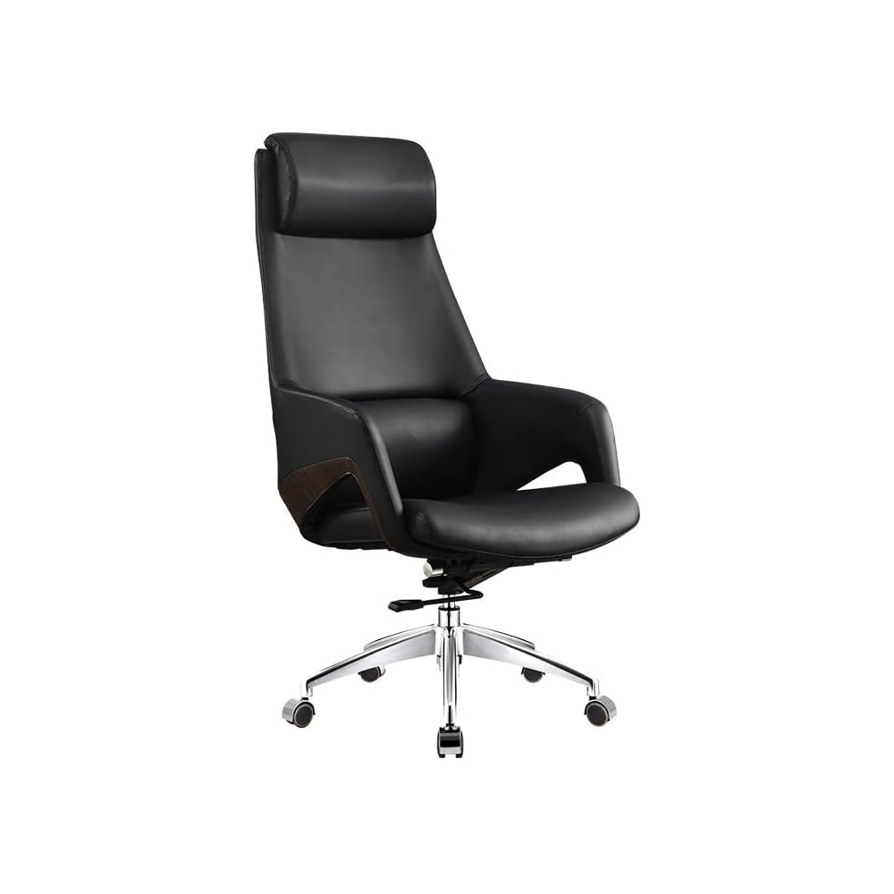 Executive Office Chair, Office Chair Ergonomic Office Chair Computer Chair Household Swivel Chair Reclining Back Business Executive Chair Boss Chair Desk Chair for Aldult, Home, Office,
