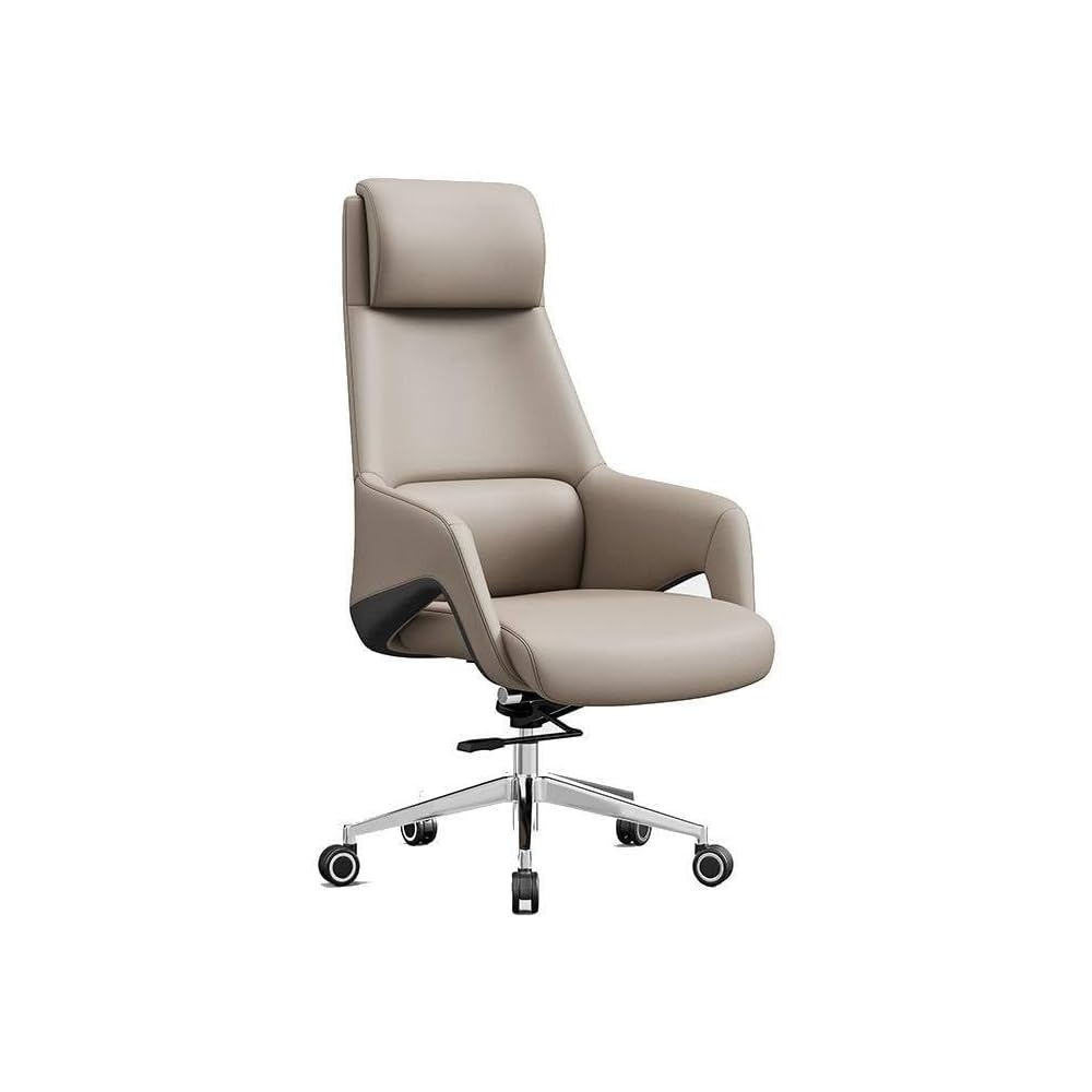 Executive Office Chair, Office Chair Ergonomic Office Chair Computer Chair Household Swivel Chair Reclining Back Business Executive Chair Boss Chair Desk Chair for Aldult, Home, Office,
