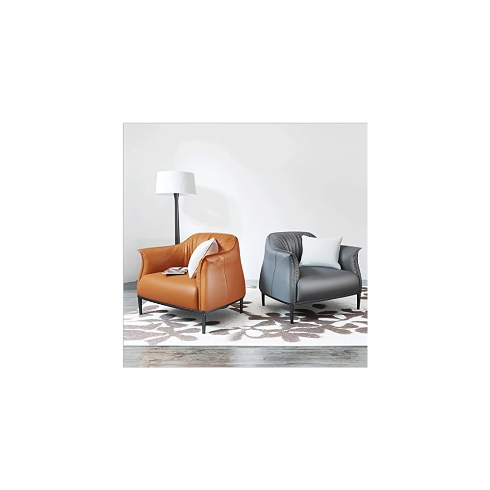 Leather Armchair Lounge Chair Accent Chair Bedroom Chair Office Living Room Sofa Chair Comfortable Sofa Sofa Bed