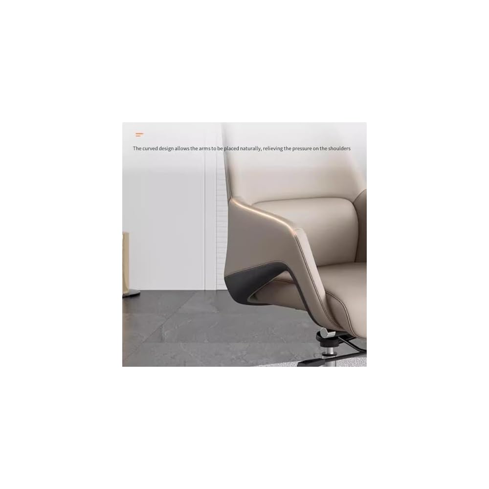 Executive Office Chair, Office Chair Ergonomic Office Chair Computer Chair Household Swivel Chair Reclining Back Business Executive Chair Boss Chair Desk Chair for Aldult, Home, Office,