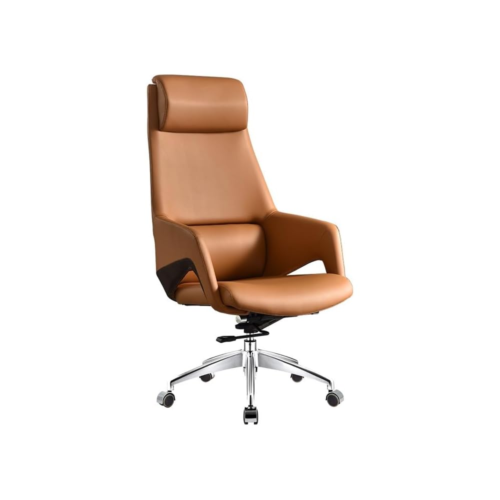 Executive Office Chair, Office Chair Ergonomic Office Chair Computer Chair Household Swivel Chair Reclining Back Business Executive Chair Boss Chair Desk Chair for Aldult, Home, Office,
