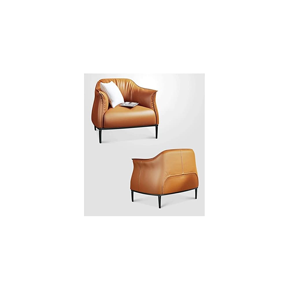 Leather Armchair Lounge Chair Accent Chair Bedroom Chair Office Living Room Sofa Chair Comfortable Sofa Sofa Bed