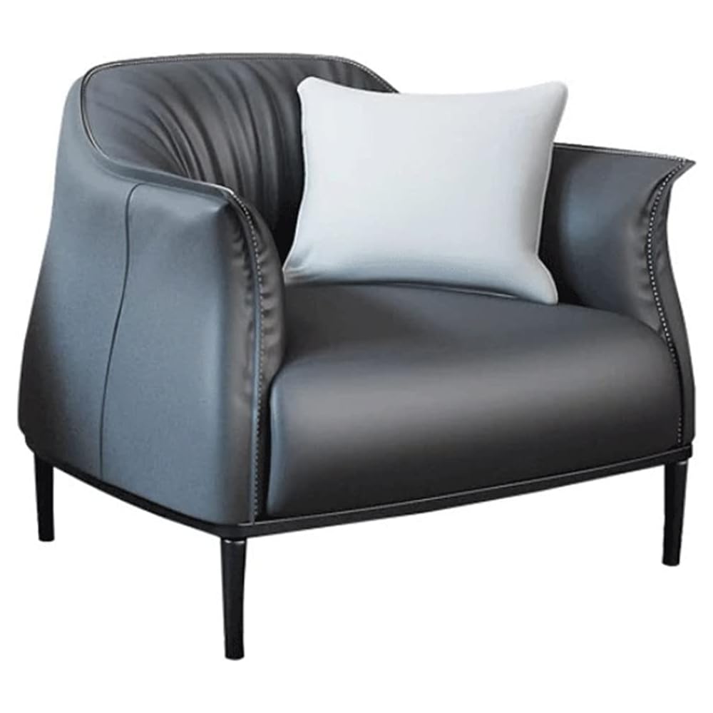 Leather Armchair Lounge Chair Accent Chair Bedroom Chair Office Living Room Sofa Chair Comfortable Sofa Sofa Bed