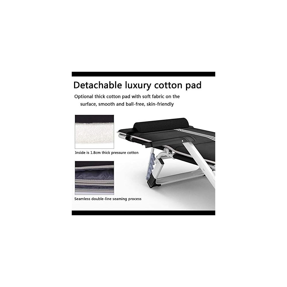 Chaise Zero Gravity Portable inclinable pliante Chaise pliante Chaise de Pause déjeuner Pour Bureau Unique